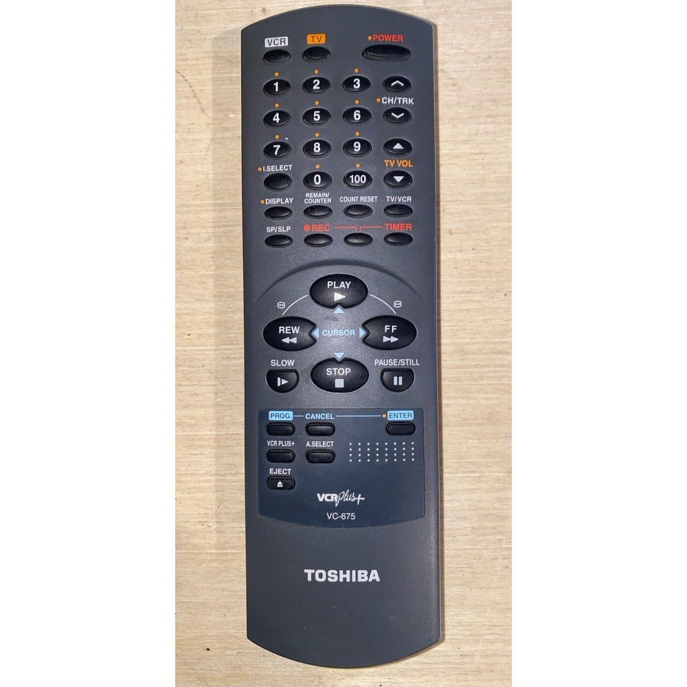 Toshiba Remote Control VC-675 VCR